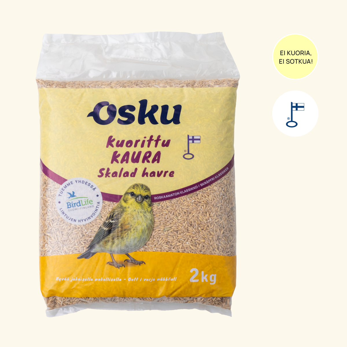 OSKU Kuorittu Kaura