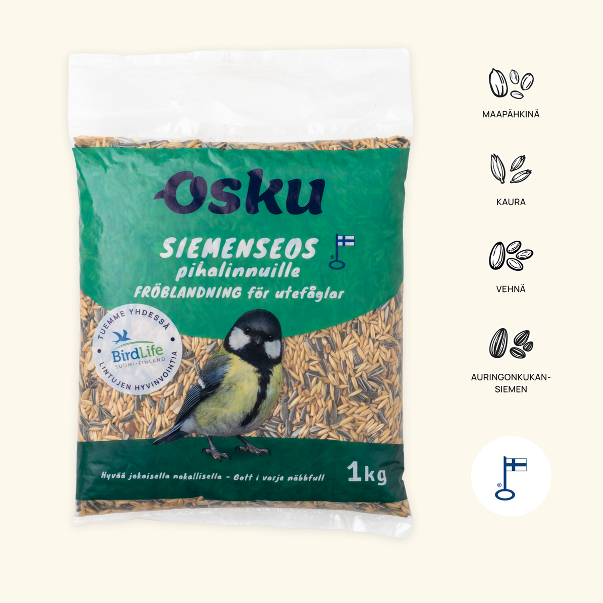 OSKU Siemenseos ulkolinnuille